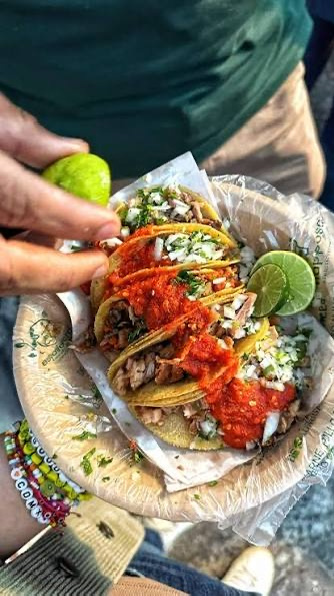 Local tacos in Mexico City
