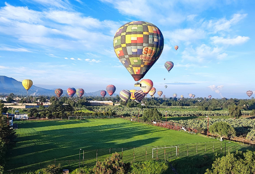 Hot Air Balloon Teotihuacán